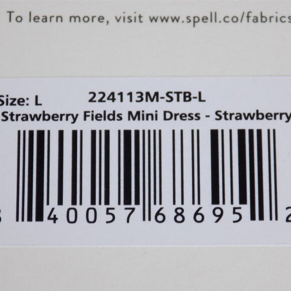 SPELL Strawberry Fields Mini Dress Gingham Print Sz L - Picture 4 of 9